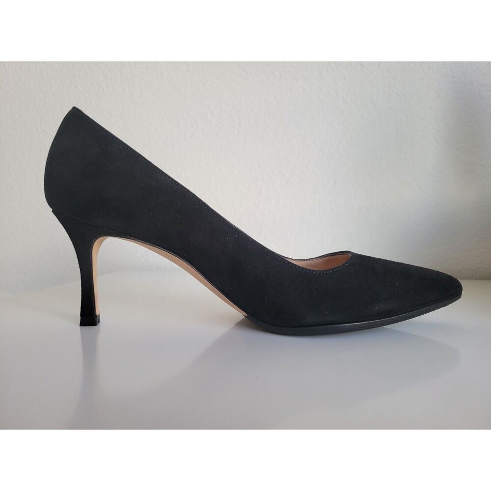 MANOLO BLAHNIK BB 70mm Black Suede 35.5